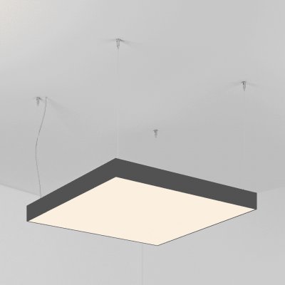 Светильник POLYGON
SQUARE   h100  (Сторона 420)х4 LED 40W Estetta POLYGONSQUARE-42-40-WH-NW