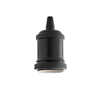Ideal Lux PORTALAMPADA E27 GHIERA NERO