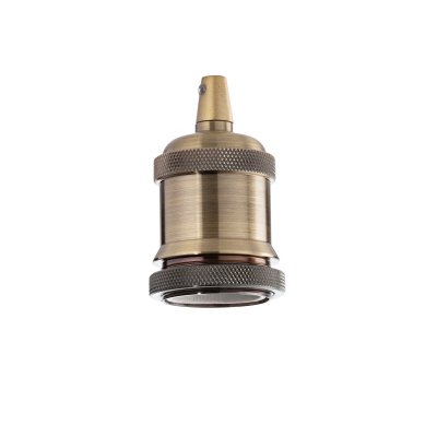 Ideal Lux PORTALAMPADA E27 GHIERA OTTONE BRUNITO