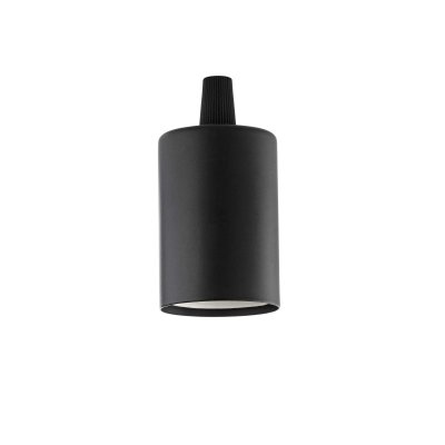 Ideal Lux PORTALAMPADA E27 LISCIO NERO
