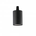 Ideal Lux PORTALAMPADA E27 LISCIO NERO