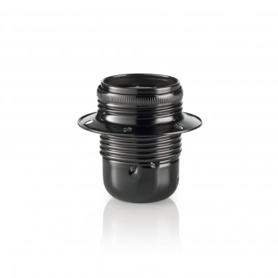 Сопутствующий товар Ideal lux PORTALAMPADA E27 METALLO NICKEL NERO (155180)