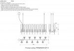 Люстра Crystallux PRIMAVERA SP10 CHROME PRIMAVERA
