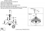 Люстра Crystal Lux PRINCESS SP30 (2760/330)