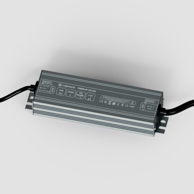 Влагозащищенный источник стабилизированного напряжения LIGHTTECH (PSMS-IP 24150) для светодиодных лент или устройств с питанием 24В Влагозащищенный источник стабилизированного напряжения LIGHTTECH (PSMS-IP 24150) для светодиодных лент или устройств с питанием 24В