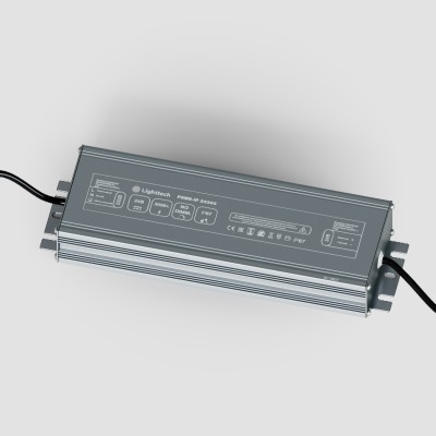Влагозащищенный источник стабилизированного напряжения LIGHTTECH (PSMS-IP 24300) для светодиодных лент или устройств с питанием 24В Влагозащищенный источник стабилизированного напряжения LIGHTTECH (PSMS-IP 24300) для светодиодных лент или устройств с питанием 24В