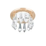 Светильник Gauss Brilliance PT002, Кристалл/Золото, Gu5.3 (PT002)