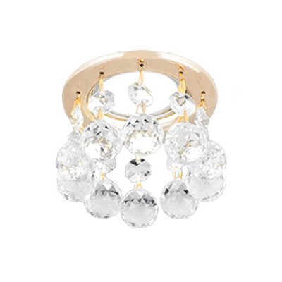 Светильник Gauss Brilliance PT006, Кристал/Золото, Gu5.3 Светильник Gauss Brilliance PT006, Кристал/Золото, Gu5.3