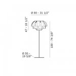 Торшер напольный Axo Light PTPLU080E27FUXX Plumage