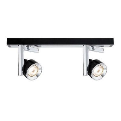 Paulmann 60234 SL Turn Balken 2x40W GU10 Sz/Chr