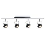 Paulmann 60258 SL Phase Stange 4x4W Schwarz Chrom