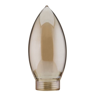 Paulmann 87553 Glas Kerze Minihalogen Gold