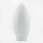 Paulmann 87576 Glas Kerze Minihalogen Opal