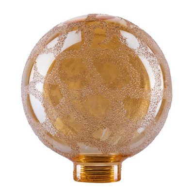 Paulmann 87585 Glas Globe 80 Minihalogen Krokoeis gold