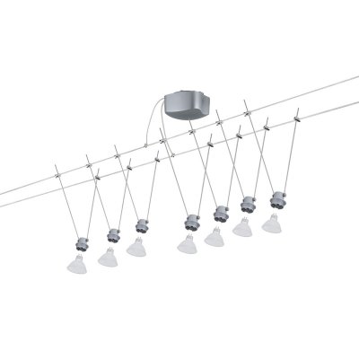 Paulmann 94002 Cветильник для струнной системы DecoSystems 7x35W GU5,3 12V хром/сатин