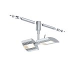 Paulmann 94058 Cветильник для струнной системы Linear 2x6W LED, 12V храм матовый
