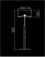 Светильник Lucia Tucci Pelle Nerre F2019.1