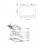 Lucia Tucci QUATTRO ANGOLO 173 LED Светильник