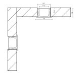 Профиль алюминиевый SWG RC-2212 SWG RC-2212