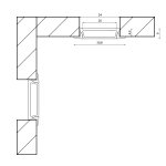 Профиль алюминиевый SWG RC-3006 SWG RC-3006