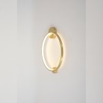 Светильник настенный бра Crystallux REAL AP18W LED BRASS REAL