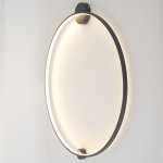 Светильник настенный бра Crystallux REAL AP35W LED BLACK REAL