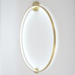 Светильник настенный бра Crystallux REAL AP35W LED BRASS REAL