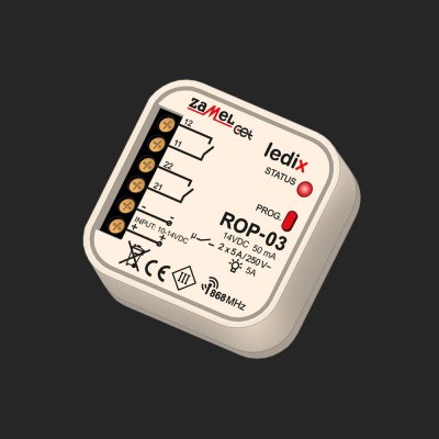 Zamel Радиоприемник 2 канала, в монт.коробку (ROP-03) Zamel Радиоприемник 2 канала, в монт.коробку (ROP-03)