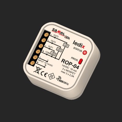 Zamel Радиоприемник 3 канала, в монт.коробку (ROP-04) Zamel Радиоприемник 3 канала, в монт.коробку (ROP-04)