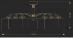 Потолочный светильник Kutek ROSSANO ROS-PL-6(P/A)