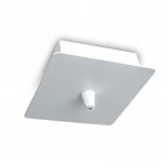Сопутствующий товар Ideal lux ROSONE METALLO 1 LUCE SQUARE BIANCO (203232)
