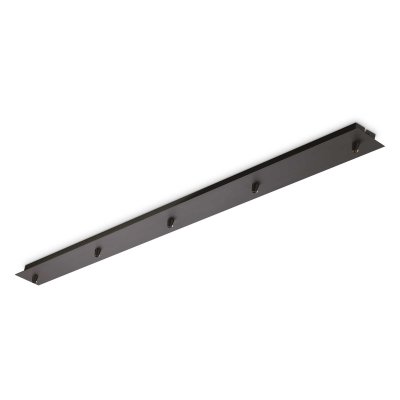 Ideal Lux ROSONE LINEARE 5 LUCI NERO