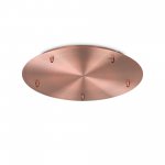 Ideal Lux ROSONE STANDARD 5 LUCI RAME BRUNITO