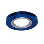 Светильник Gauss Mirror RR004 Круг. Кристал синий/Хром, Gu5.3 (RR004)