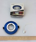 Светильник Gauss Mirror RR005 Гран. Кристал cиний/Хром, Gu5.3