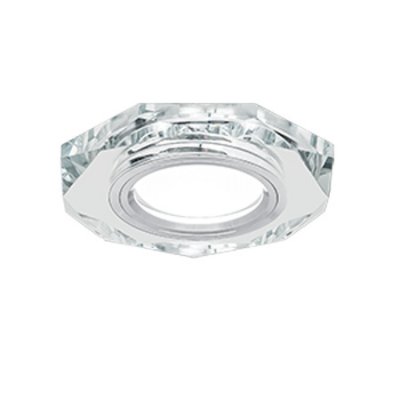 Светильник Gauss Mirror RR012 Восемь гран. Кристал/Хром, Gu5.3