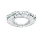 Светильник Gauss Mirror RR012 Восемь гран. Кристал/Хром, Gu5.3