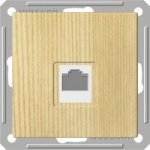 Розетка компьютерная Wessen 59 с/у без рамки КАТ.5Е. сосна (RSI-152K5E-7-86)