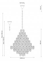 Lucia Tucci Rumba 1050.17 chrome Светильник