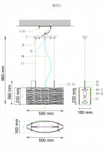 Светильник Lucia Tucci RUMBA 1054.2 chrome