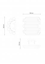 Lucia Tucci Rumba W1072.4 chrome Светильник