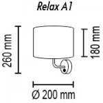 Настенный светильник Relax A1 11 01g