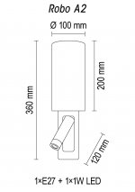 Настенный светильник Robo A2 10
