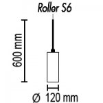 Подвесной светильник Roller S6 12 01g