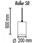 Подвесной светильник Roller S8 12 01g