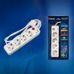 Сетевой фильтр UNIEL S-GSP4-1,5E