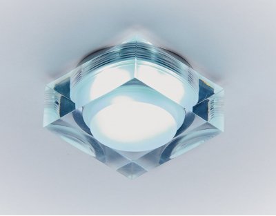 Точечный светильник Ambrella светодиодный S102 CH CL+FROST 4200K 3W