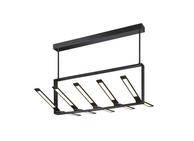 Donolux подвесной светодиодный светильник, 80 Ватт, 4600 Lm, 3000К, черный анодированный алюминий. Г Donolux подвесной светодиодный светильник, 80 Ватт, 4600 Lm, 3000К, черный анодированный алюминий. Г