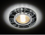 Светильник точечный Ambrella S231 BK/CH черный/серебро/MR16+3W(LED WHITE) COMPO SPOT