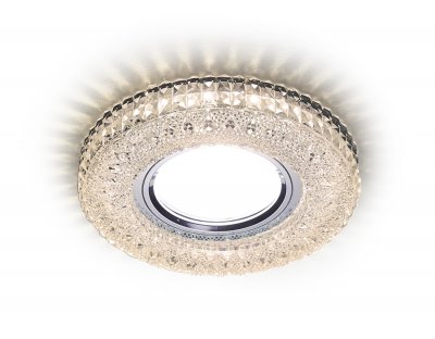 Светильник точечный Ambrella S271 CL/WW хром/прозрачный MR16+3W(LED WARM) COMPO SPOT